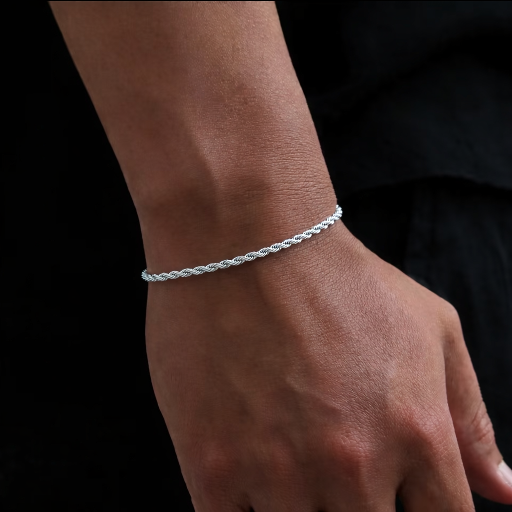 CORDELL ARMBAND - SILVER (3mm)