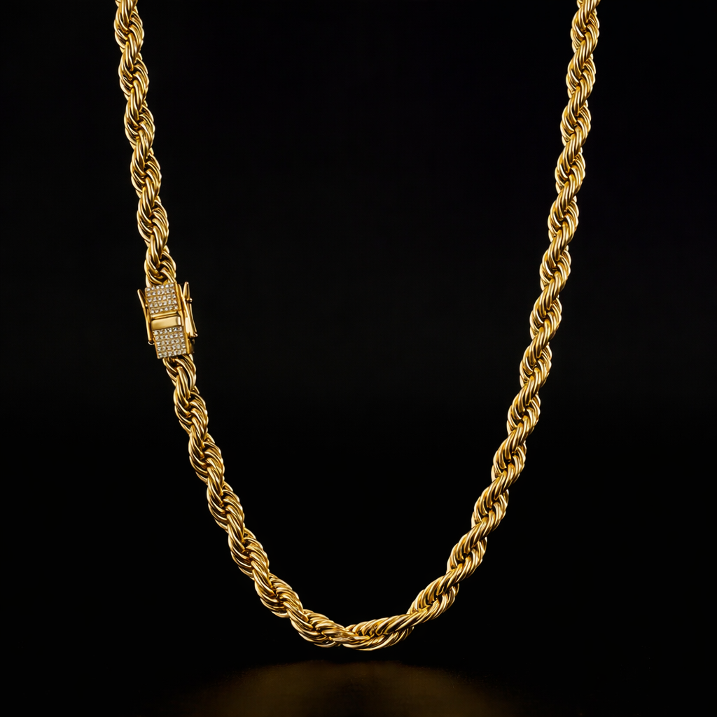 GRAND HALSBAND CORDELL - GULD (8MM)