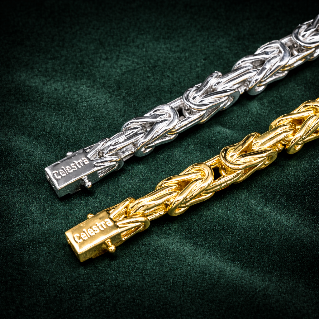 GRAND KEJSAR HALSBAND - SILVER (8MM)