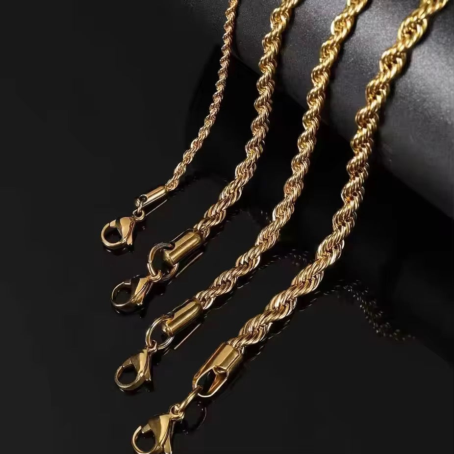 CORDELL HALSBAND - GULD (4mm)