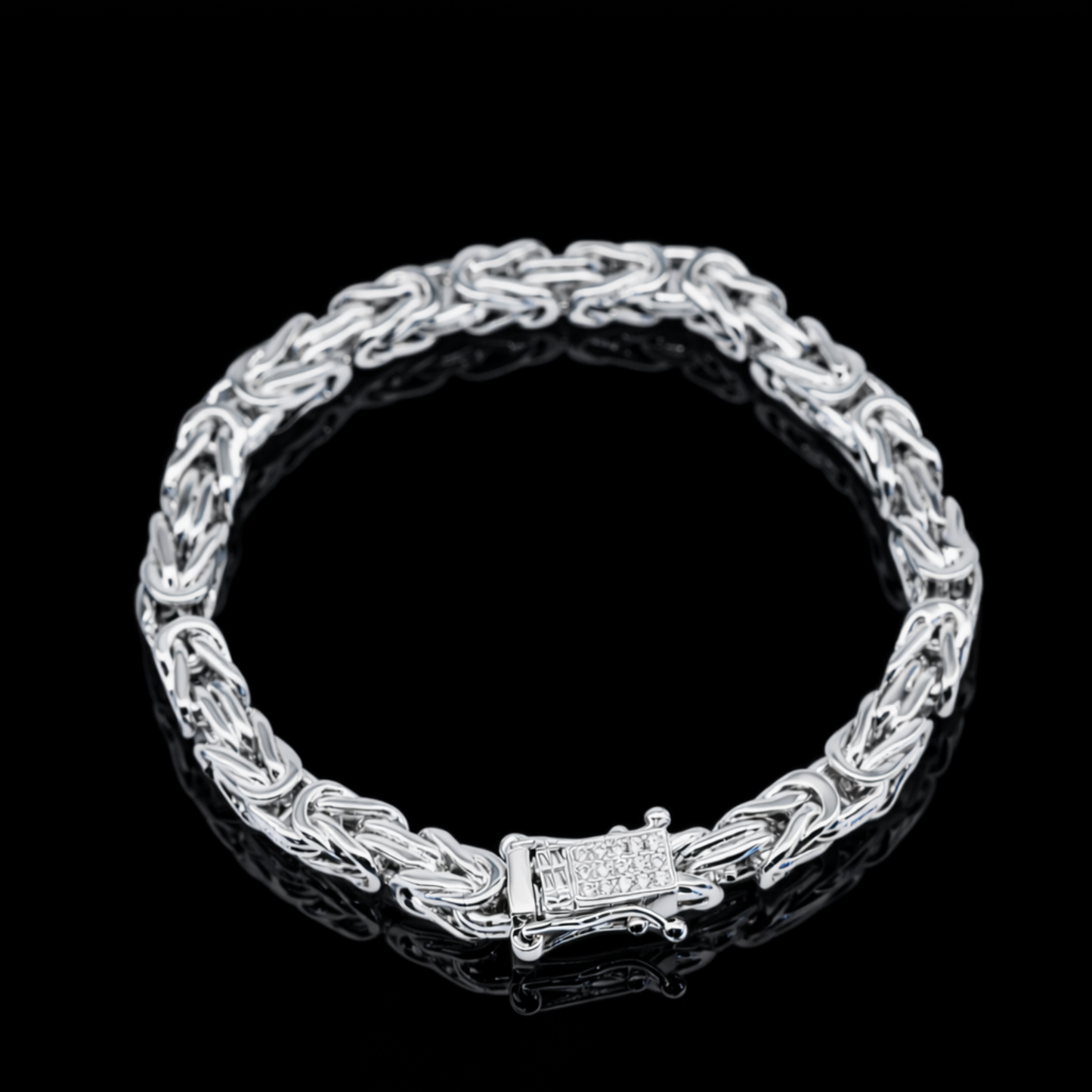 GRAND KEJSAR ARMBAND - SILVER (8MM)