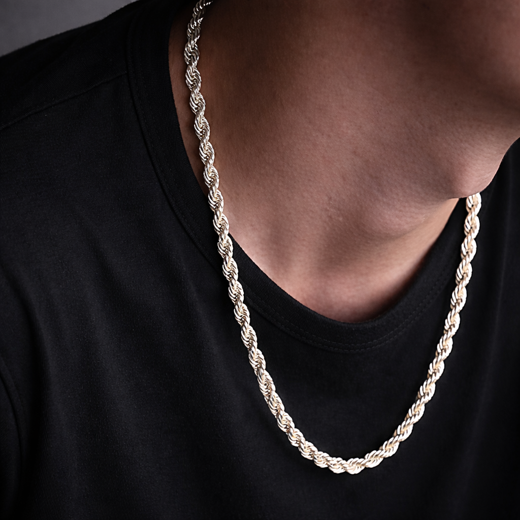 HALSBAND CORDELL - SILVER (6MM)