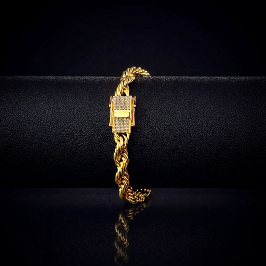 GRAND ARMBAND CORDELL - GULD (8MM)