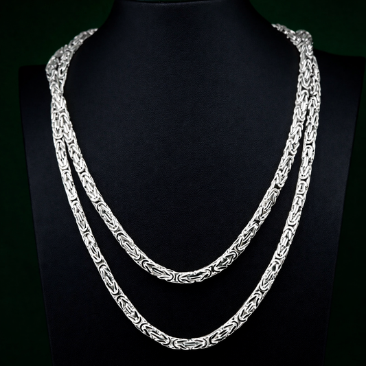 KEJSAR HALSBAND - SILVER (6mm)