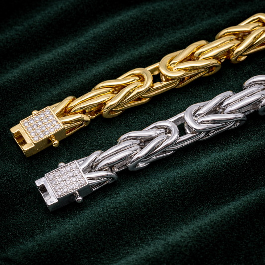 KEJSAR ARMBAND - SILVER (6mm)