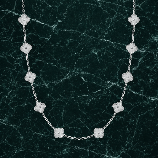 CLOVÉ HALSBAND V2 – SILVER