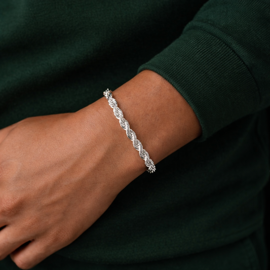 CORDELL ARMBAND - SILVER (6mm)