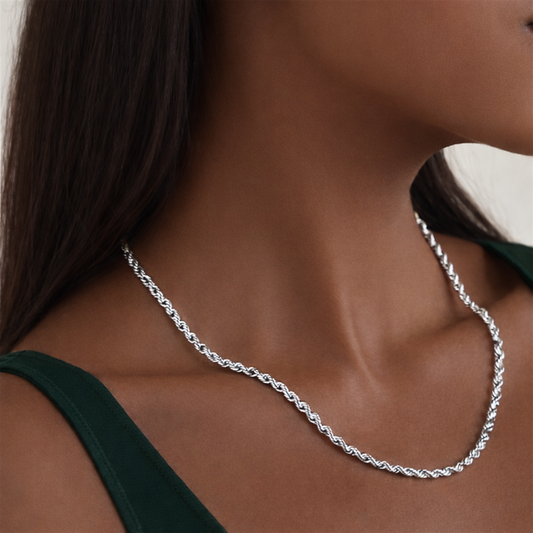 CORDELL HALSBAND - SILVER (4mm)