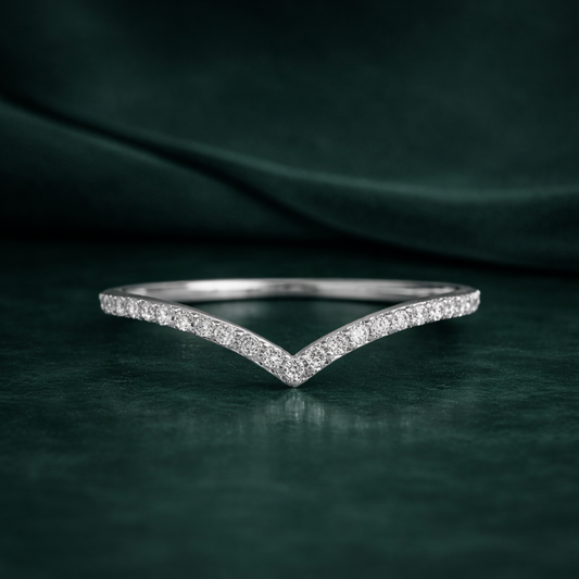 RING AURORA V - SILVER