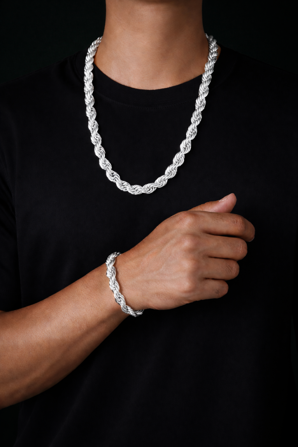 CORDELL ARMBAND - SILVER (8mm)