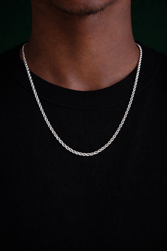 CORDELL HALSBAND - SILVER (3mm)